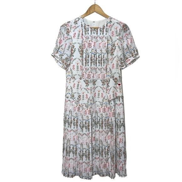 Dear Drew Drew Barrymore Elizabeth Street Short Sleeve Pleated Dress Sz. 6 BNWT - Picture 8 of 15
